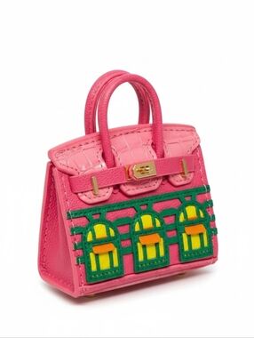 Bag Charm or AirPods Case - Dark Pink
